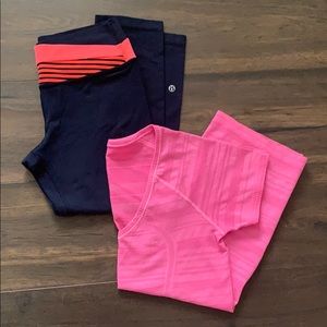 ✨SOLD Lululemon Outfit Crops + Swift Top✨